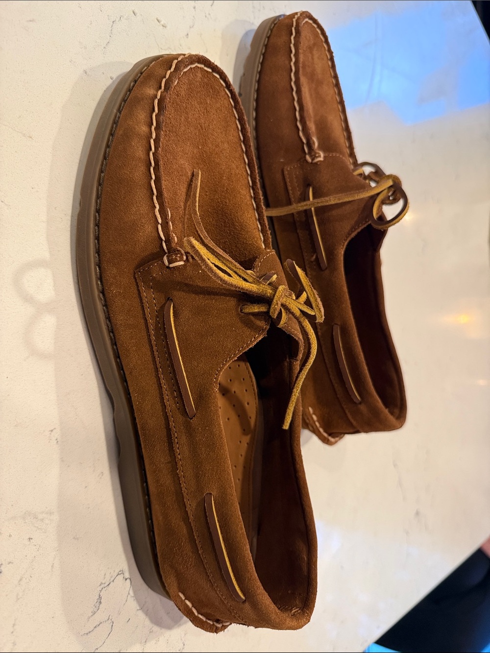 Sperry Top-Sider Men's Casual Suede Lace-Up Shoes - Brown